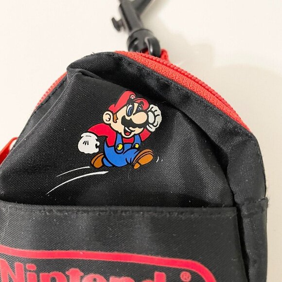 Vintage 1992 Nintendo Super Mario Micro Backpack Mini Bag Clip On - Picture 12 of 13